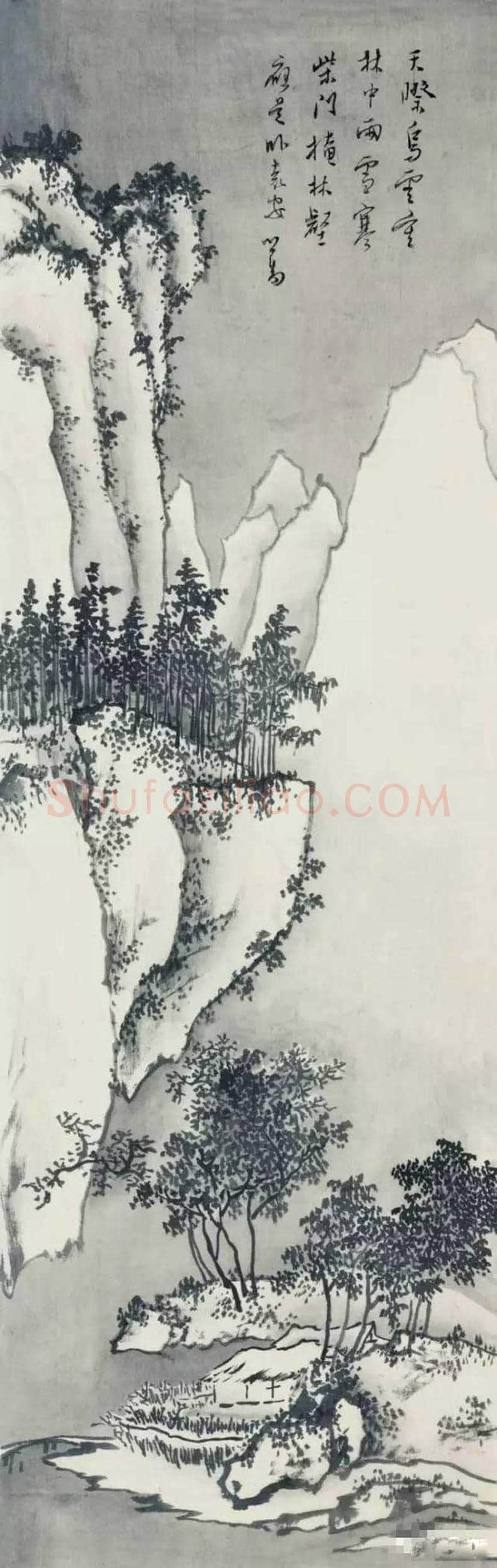 溥儒雪景山水作品欣赏 | 书画讲解