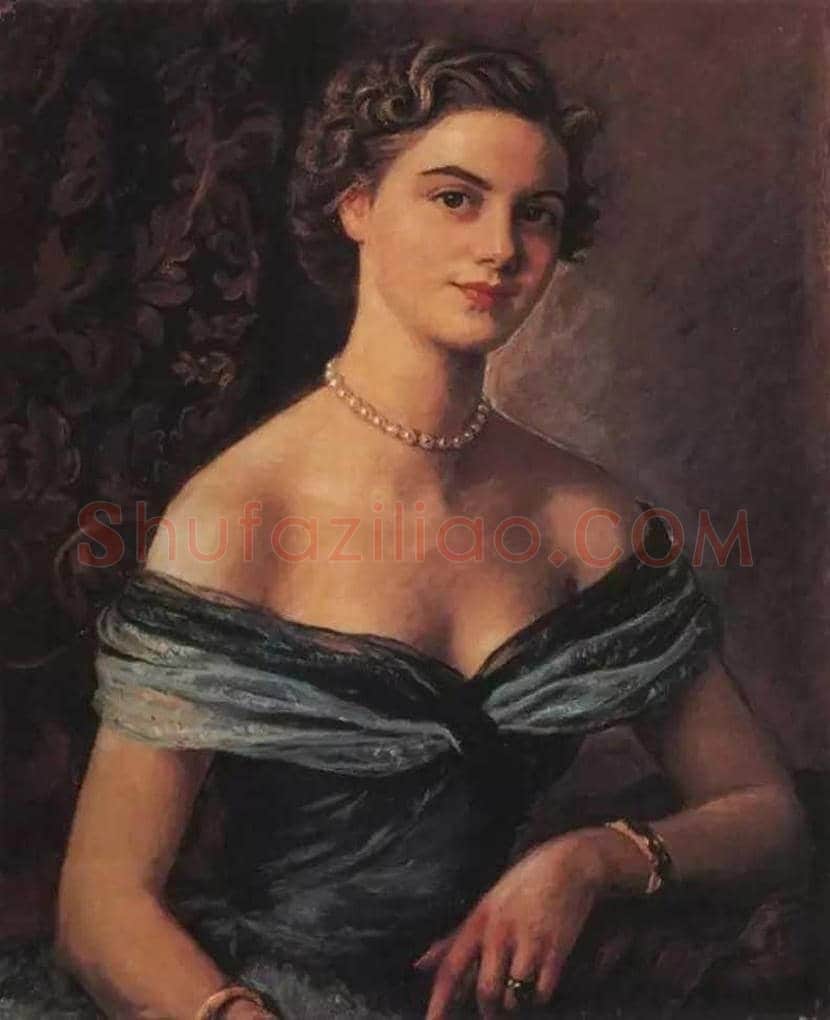 她是俄罗斯首位女画家,人美画更美! | 书画科普