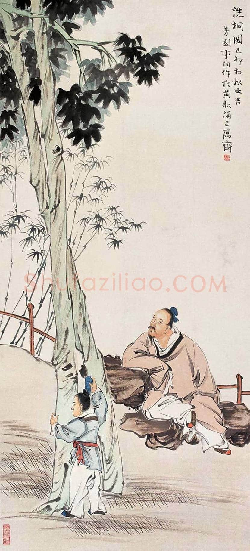 李芳园人物画作品欣赏 | 书画学堂