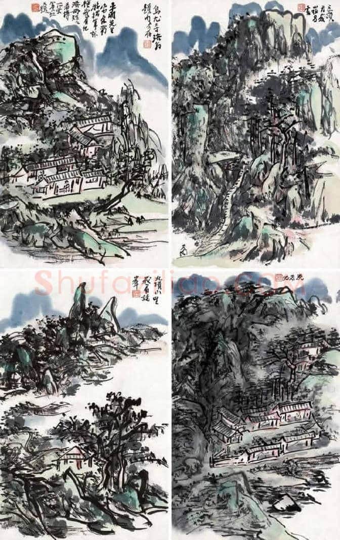 黄宾虹用墨的手法高超，被称为千古第一人！ | 书画文摘