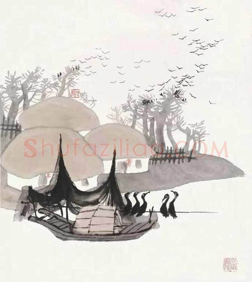 方骏山水画作品欣赏 | 书画常识