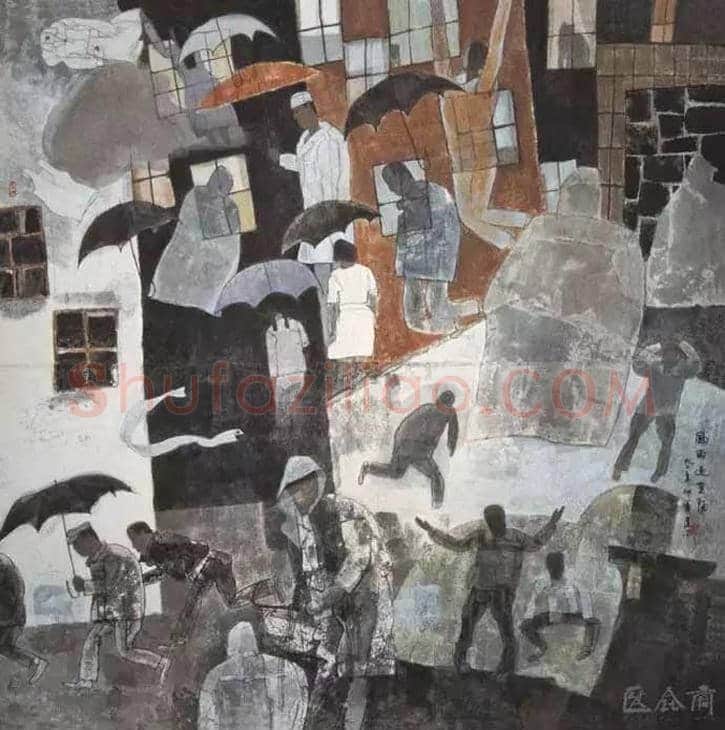 卢沉水墨人物画作品欣赏 | 书画资料