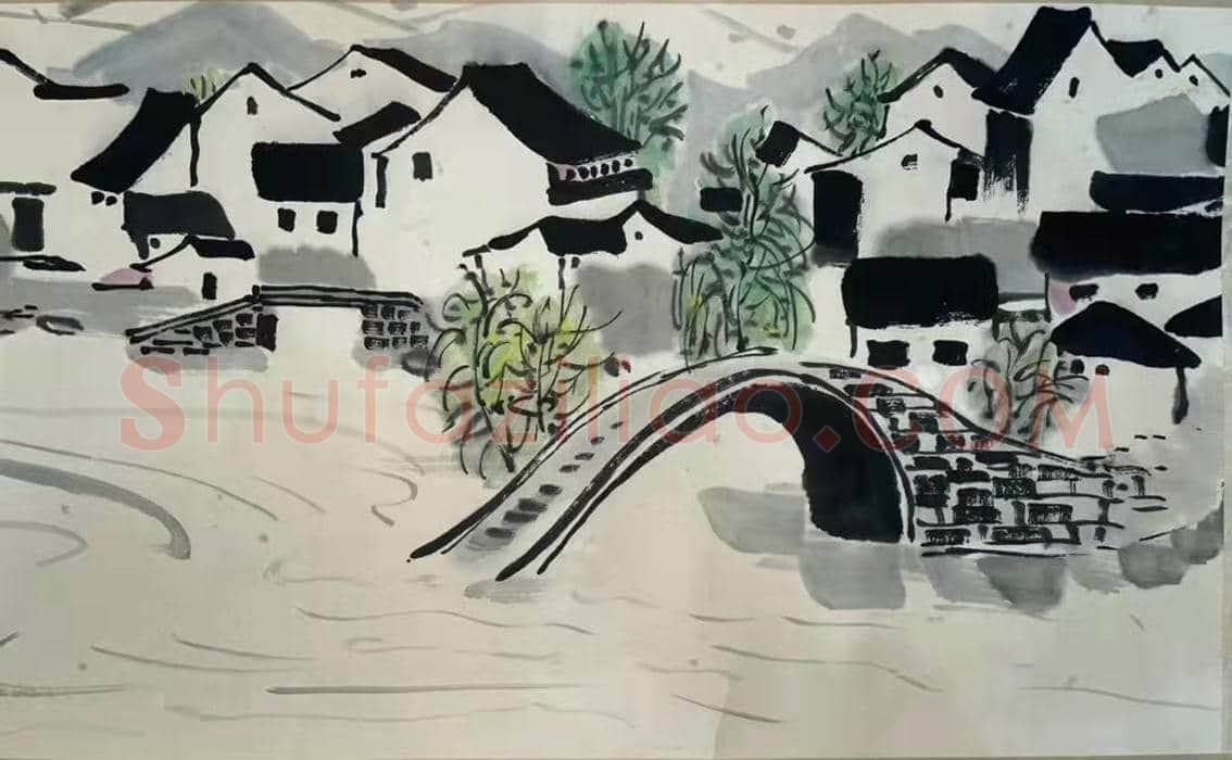 太湖之畔——吴冠中《叶荷家园》 | 国画鉴赏