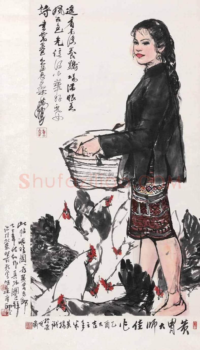 黄胄《春兰》系列作品欣赏 | 书画学堂
