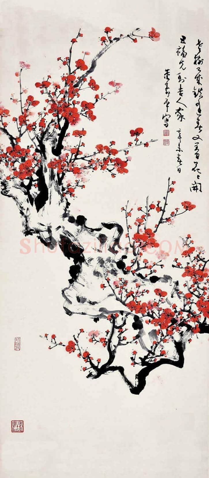董寿平红梅图拍卖价格top10 | 书画常识