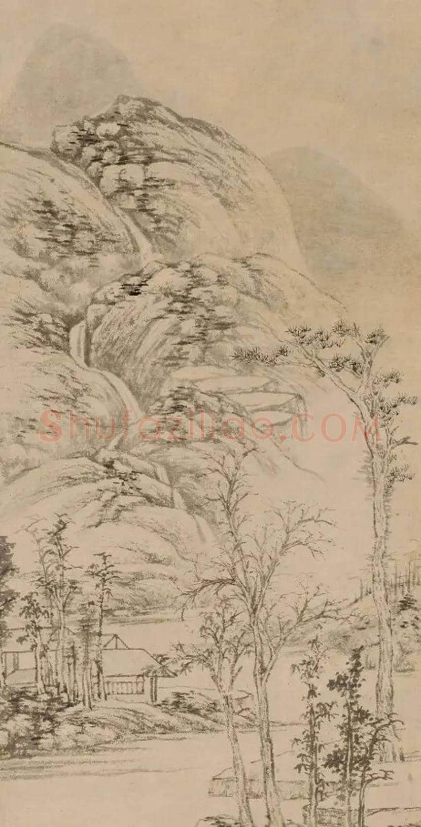 文徵明《古木苍烟图》欣赏 | 书画讲解