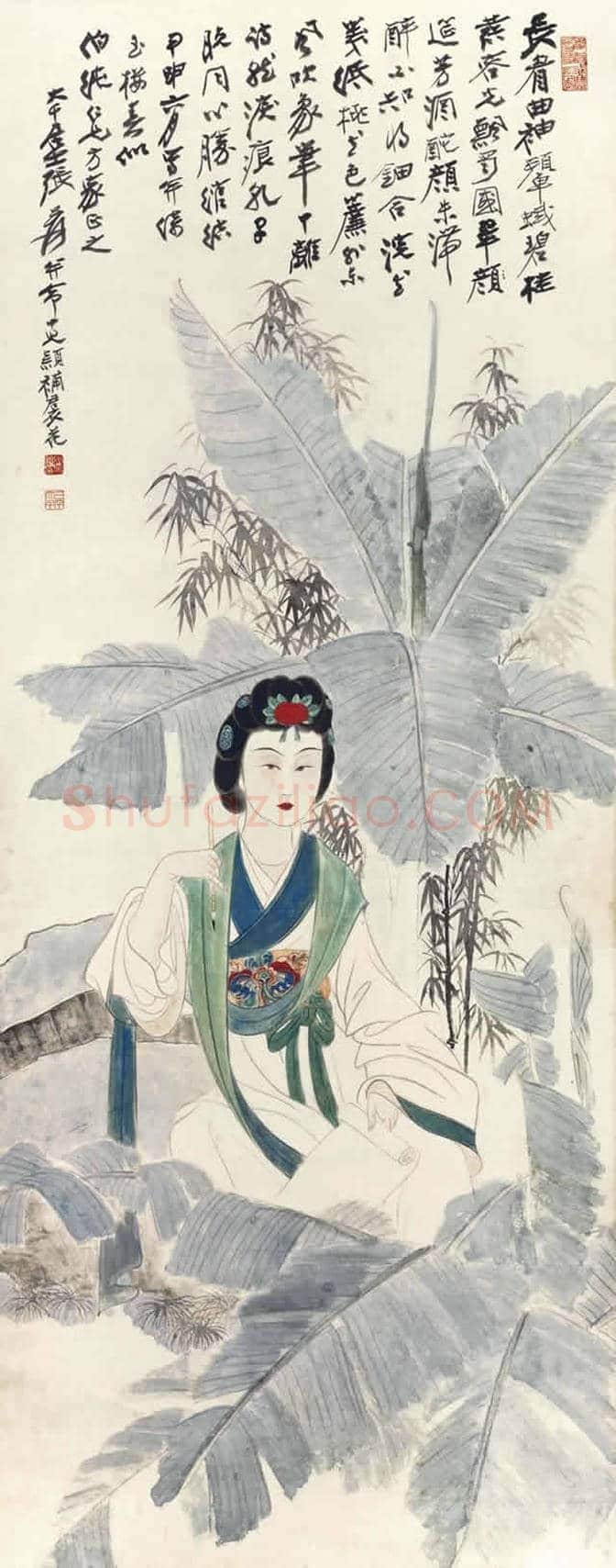 画坛巨匠张大千:创作数百幅《仕女图》 | 书画常识