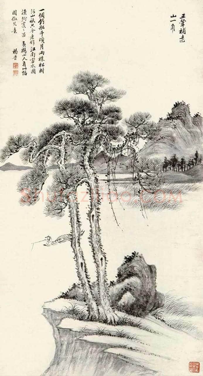 吴镜汀山水画欣赏 | 书画知识