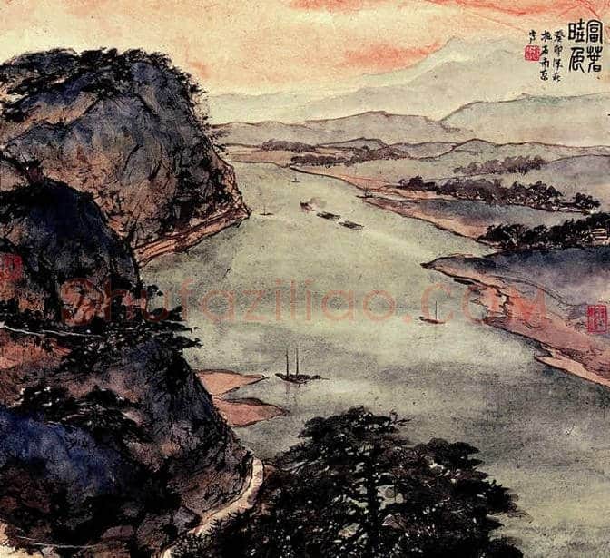 傅抱石山水画高清大图，美醉了！ | 书画科普