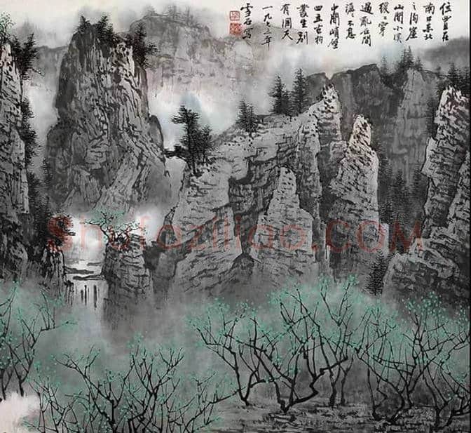 白雪石绘画作品《桂林山水》欣赏(100幅) | 书画文摘