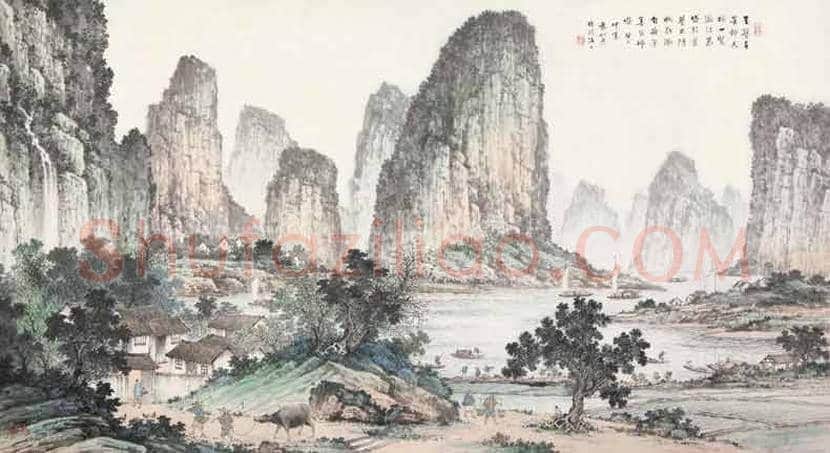 袁松年山水画作品欣赏 | 书画讲解