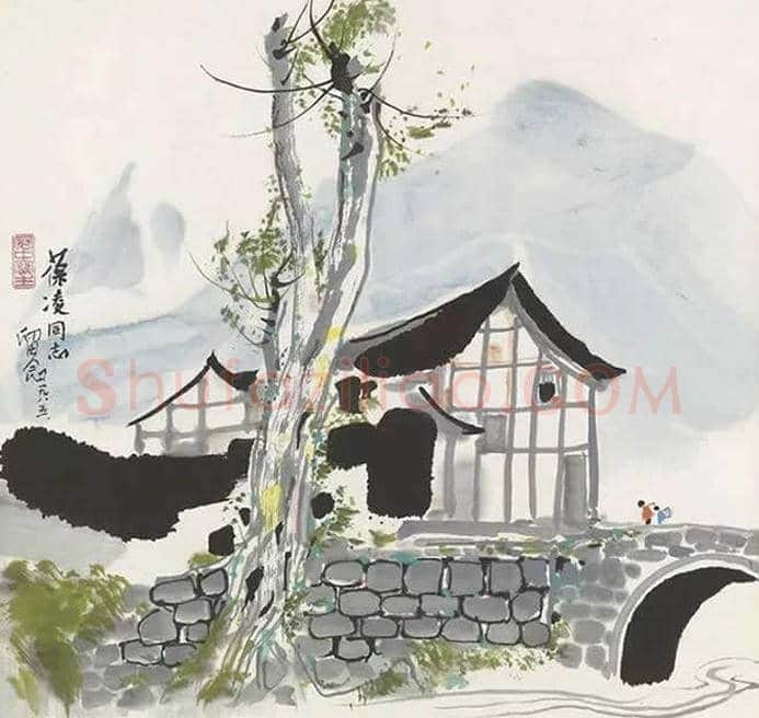 通过吴冠中笔下的《房子》教你如何看懂抽象画 | 书画文摘