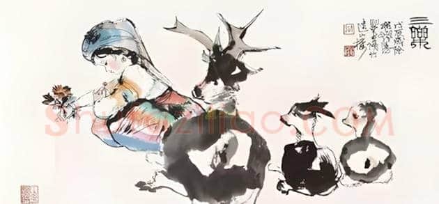 齐白石、张大千等近现代绘画大家代表作品 | 书画常识