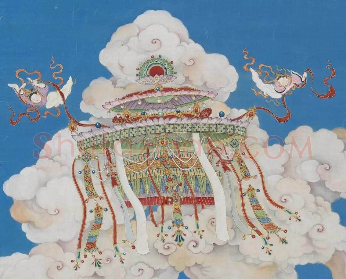 台博藏清《无量寿佛图》欣赏 | 书画知识