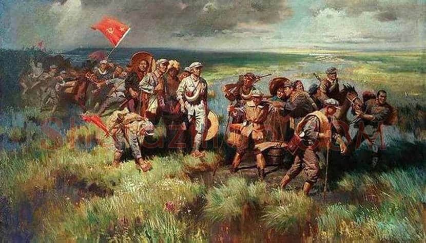 张文源《红军过草地》欣赏 | 书画学堂