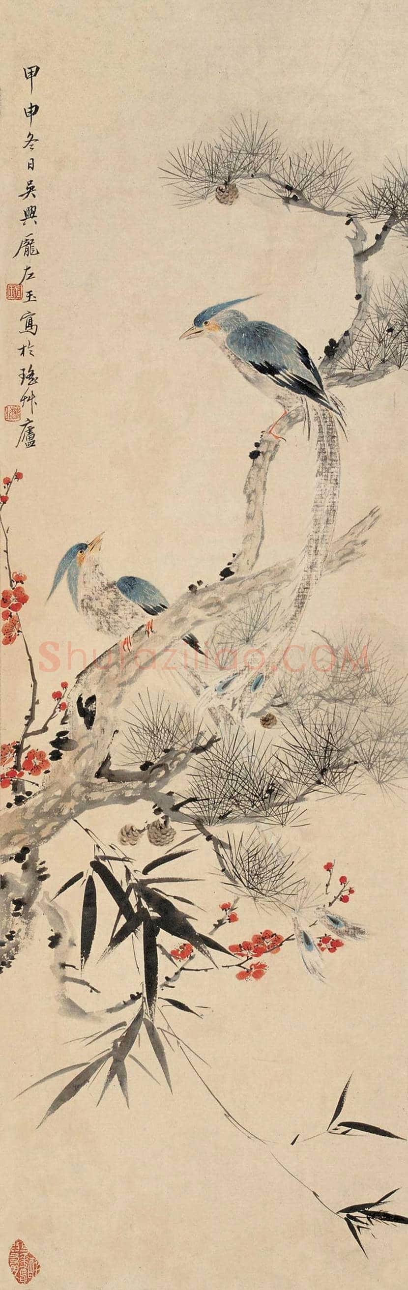 庞左玉花鸟作品欣赏 | 书画文摘
