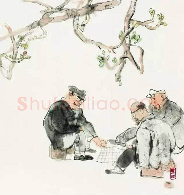 卢沉水墨人物画作品欣赏 | 书画资料