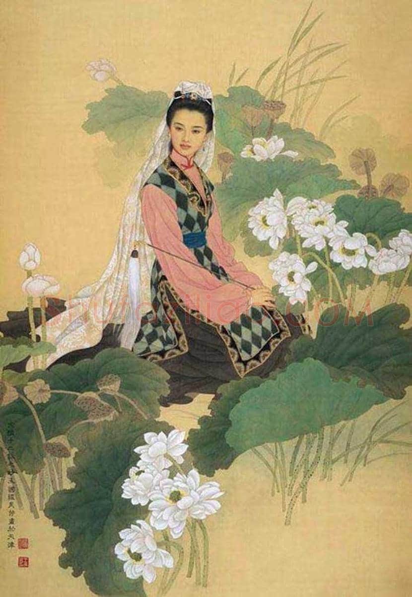 赵国经、王美芳工笔人物《金陵十二钗》欣赏 | 书画科普