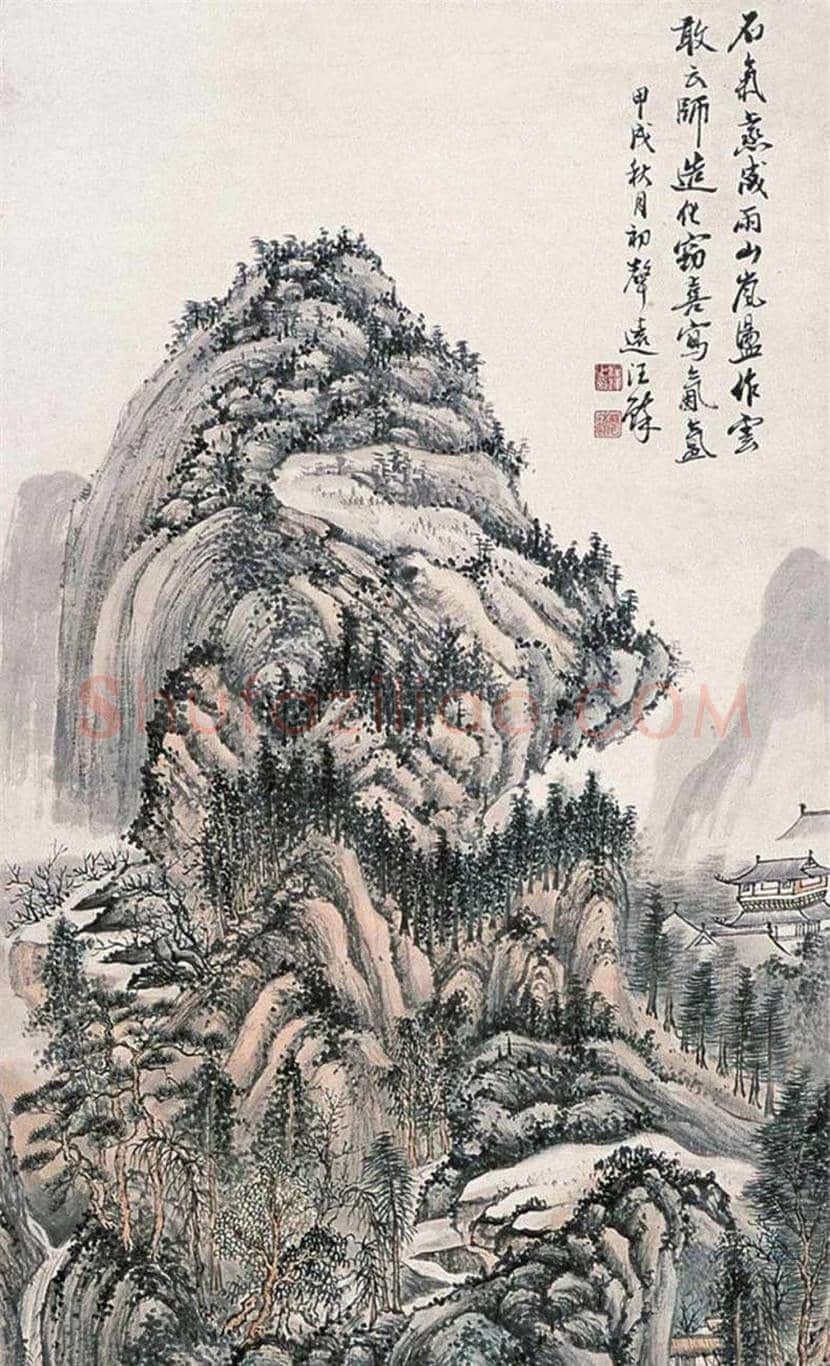 汪声远山水画作品欣赏 | 书画知识