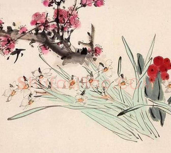王雪涛《百卉图》中国小写意花鸟绘画巅峰之作 | 书画资料