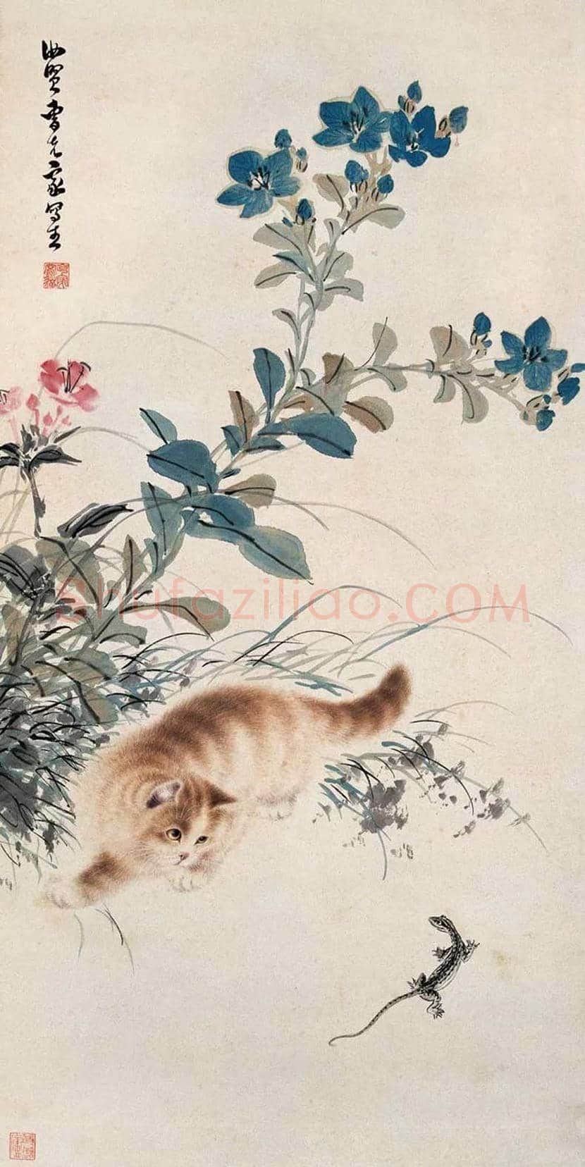 曹克家画猫作品欣赏 | 书画学堂
