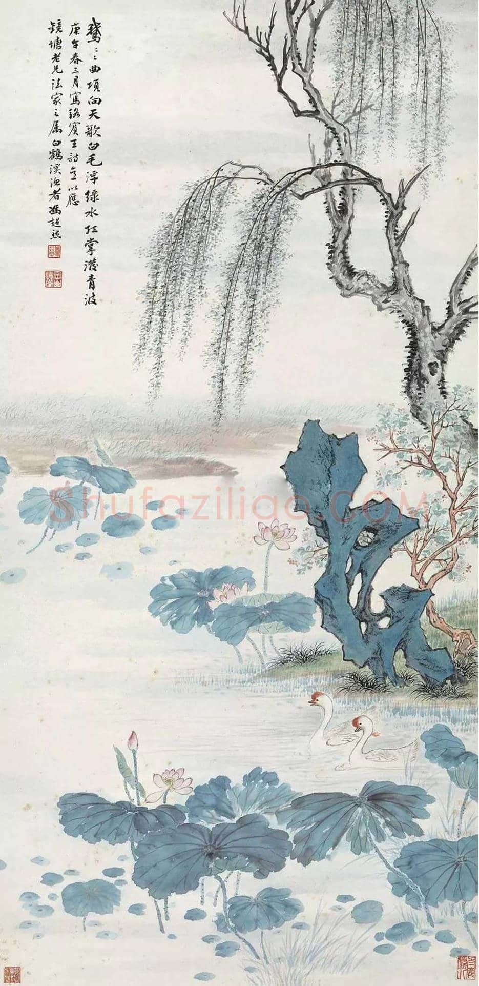 冯超然花鸟作品欣赏 | 书画科普