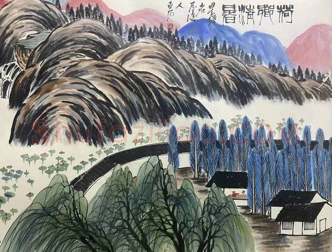 齐白石钜制《荷鄉清署》，首度面世！ | 国画鉴赏