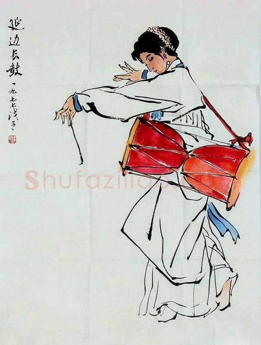 叶浅予舞蹈人物画欣赏 | 书画知识
