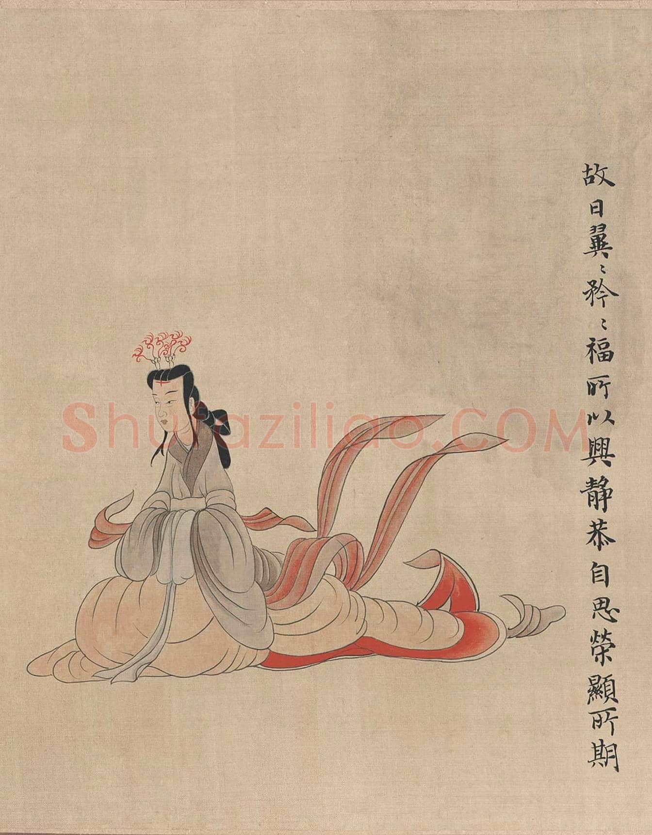 于非闇摹顾恺之《女史人物卷》图赏 | 传世国画赏析