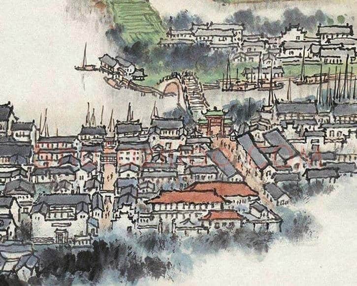 钱松嵒作品《常熟田》赏析 | 书画知识