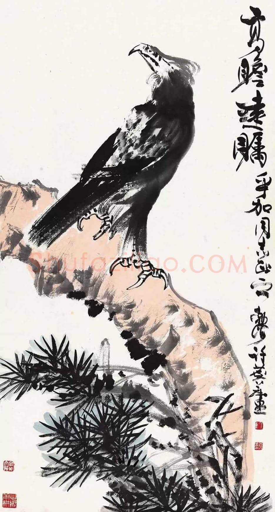 许麟庐写意花鸟作品欣赏 | 书画讲解