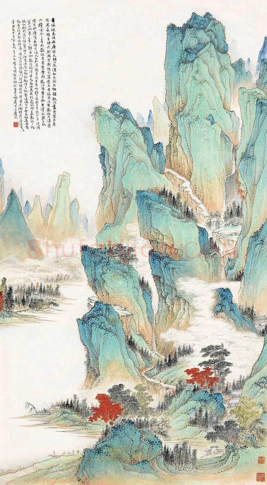 贺天健作品价格，多少钱一平尺？ | 书画常识