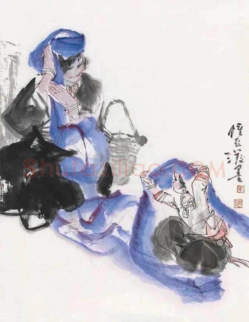 钟增亚人物画欣赏 | 书画常识