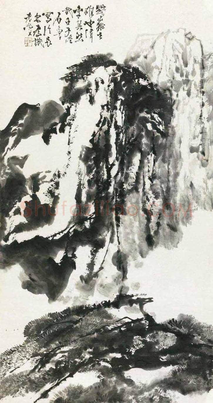 石鲁笔下的华山，横眉冷眼镇雄峡！ | 书画科普