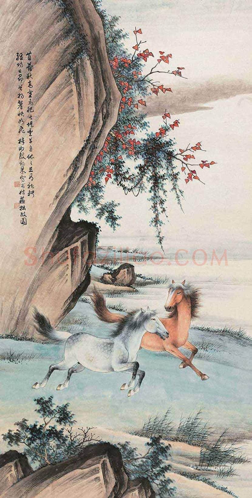 殷梓湘作品欣赏 | 书画科普