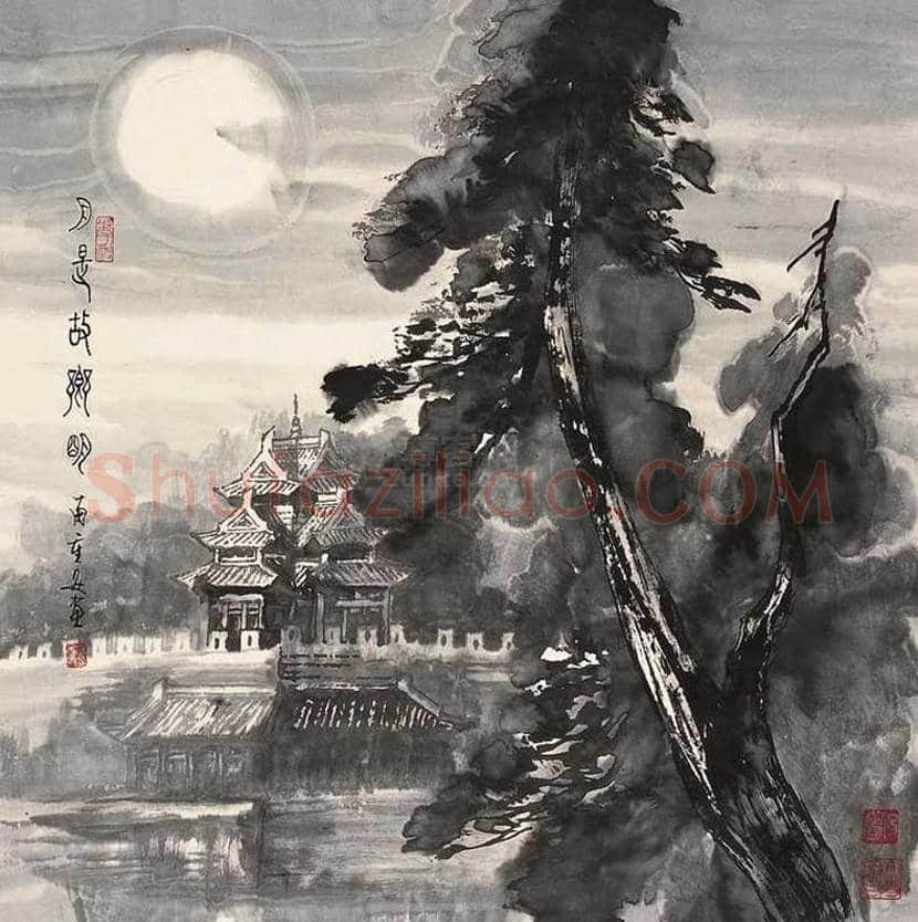 苗重安山水画作品欣赏 | 书画百科