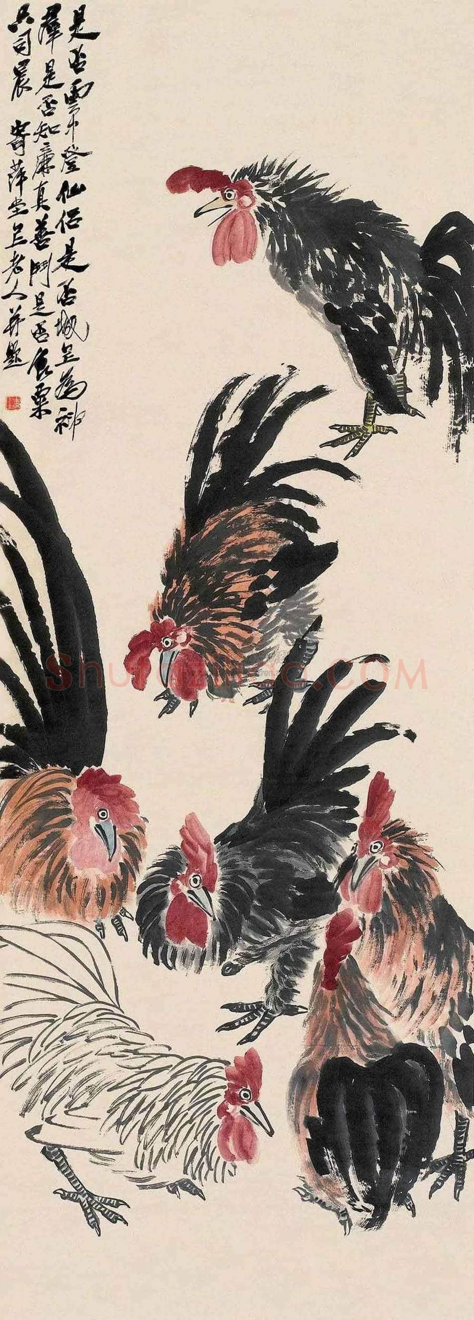 名家笔下的大吉图欣赏 | 书画资料