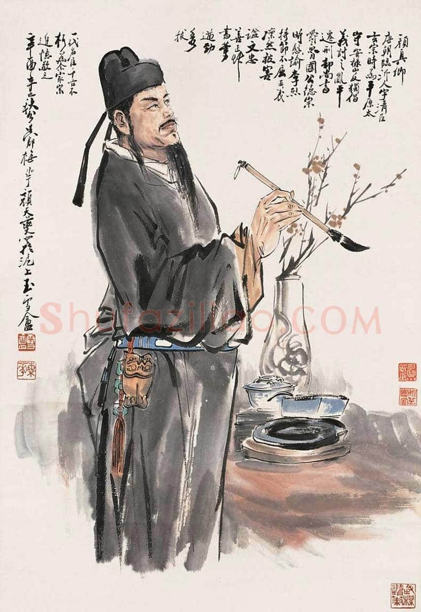 颜梅华人物画欣赏 | 书画百科