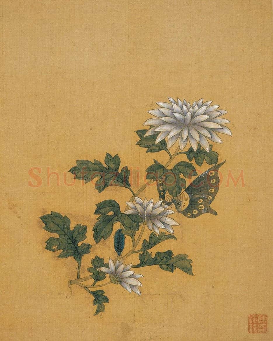 陈洪绶《花鸟精品册》 图赏 | 传世国画赏析