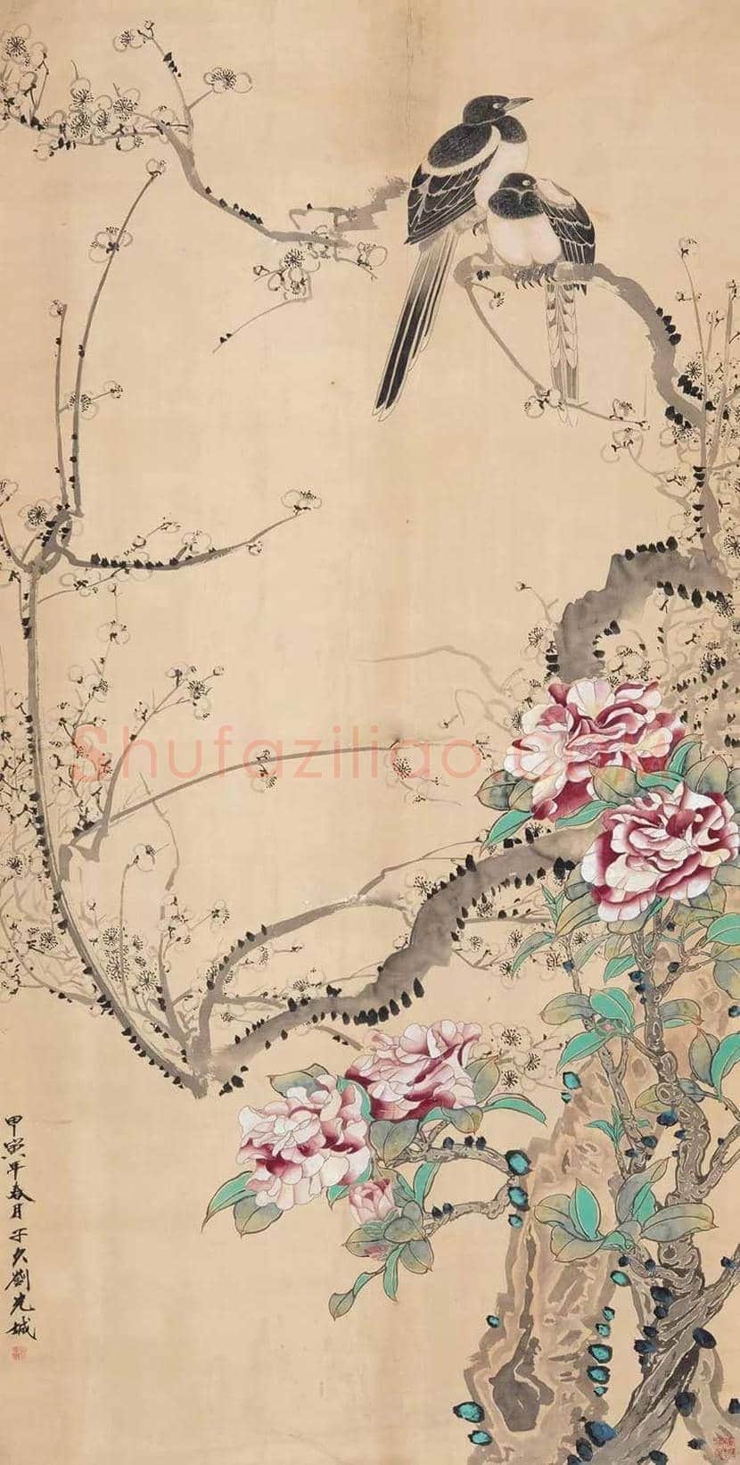 刘子久花鸟画作品欣赏 | 书画常识