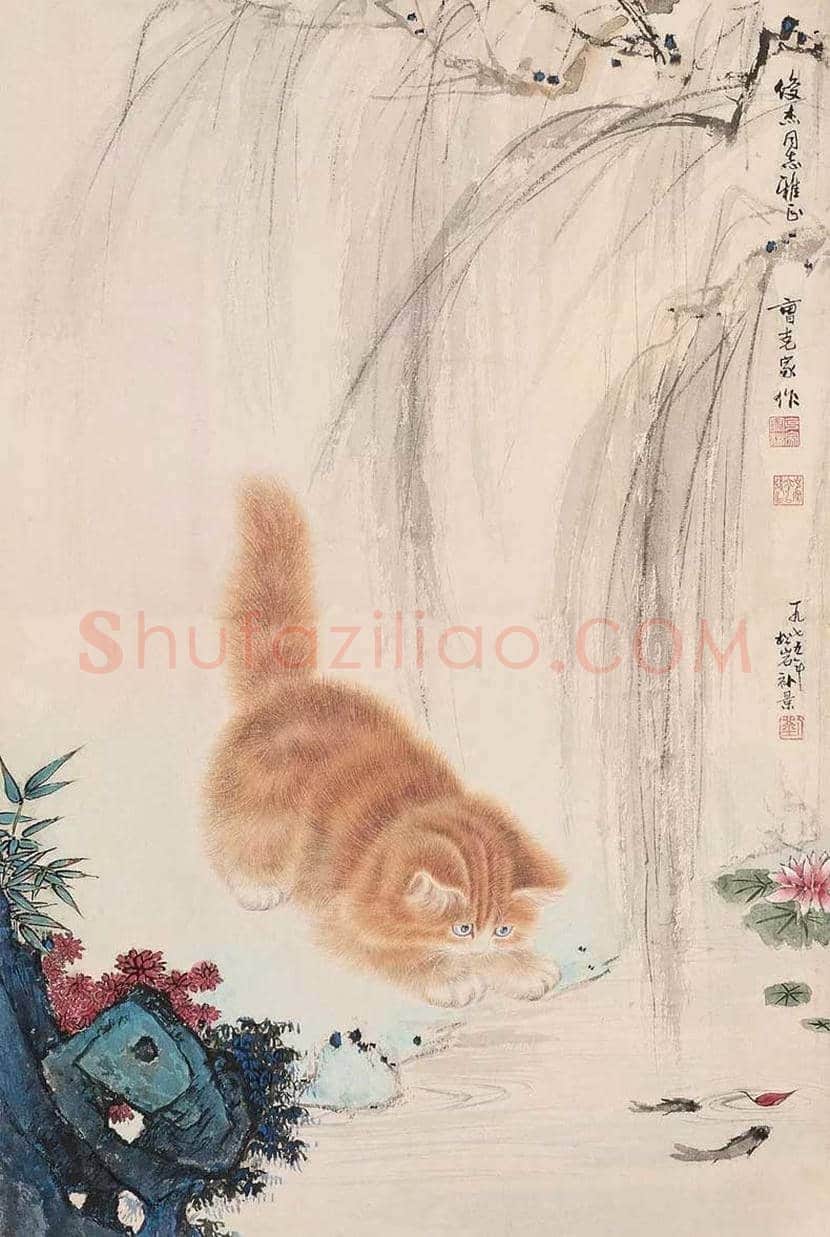 曹克家画猫作品欣赏 | 书画学堂