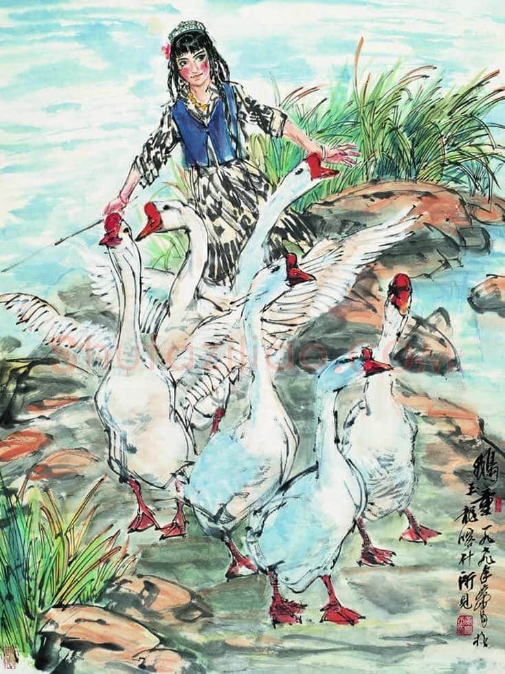 黄胄作品欣赏【高清大图】 | 书画知识