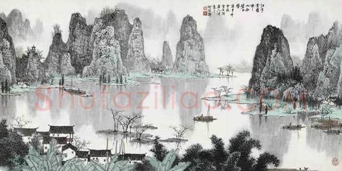 白雪石绘画作品《桂林山水》欣赏(100幅) | 书画文摘