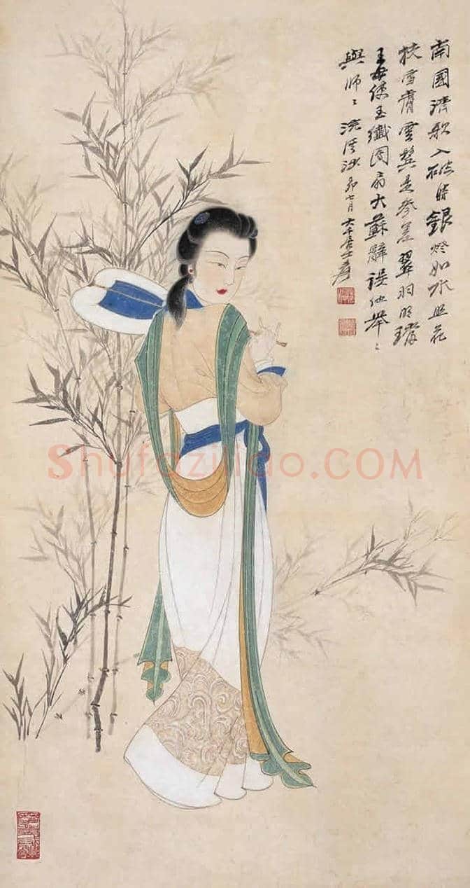 画坛巨匠张大千:创作数百幅《仕女图》 | 书画常识