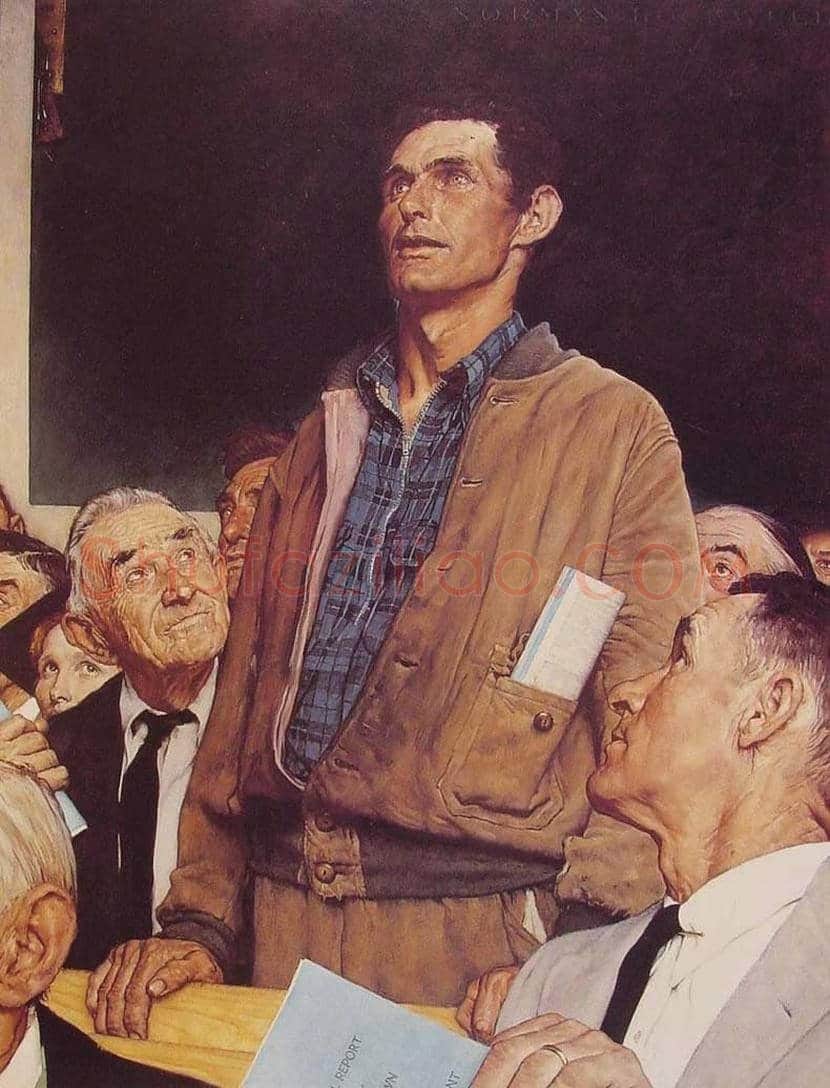 美国插画师|诺曼·洛克威尔作品欣赏 | 书画科普