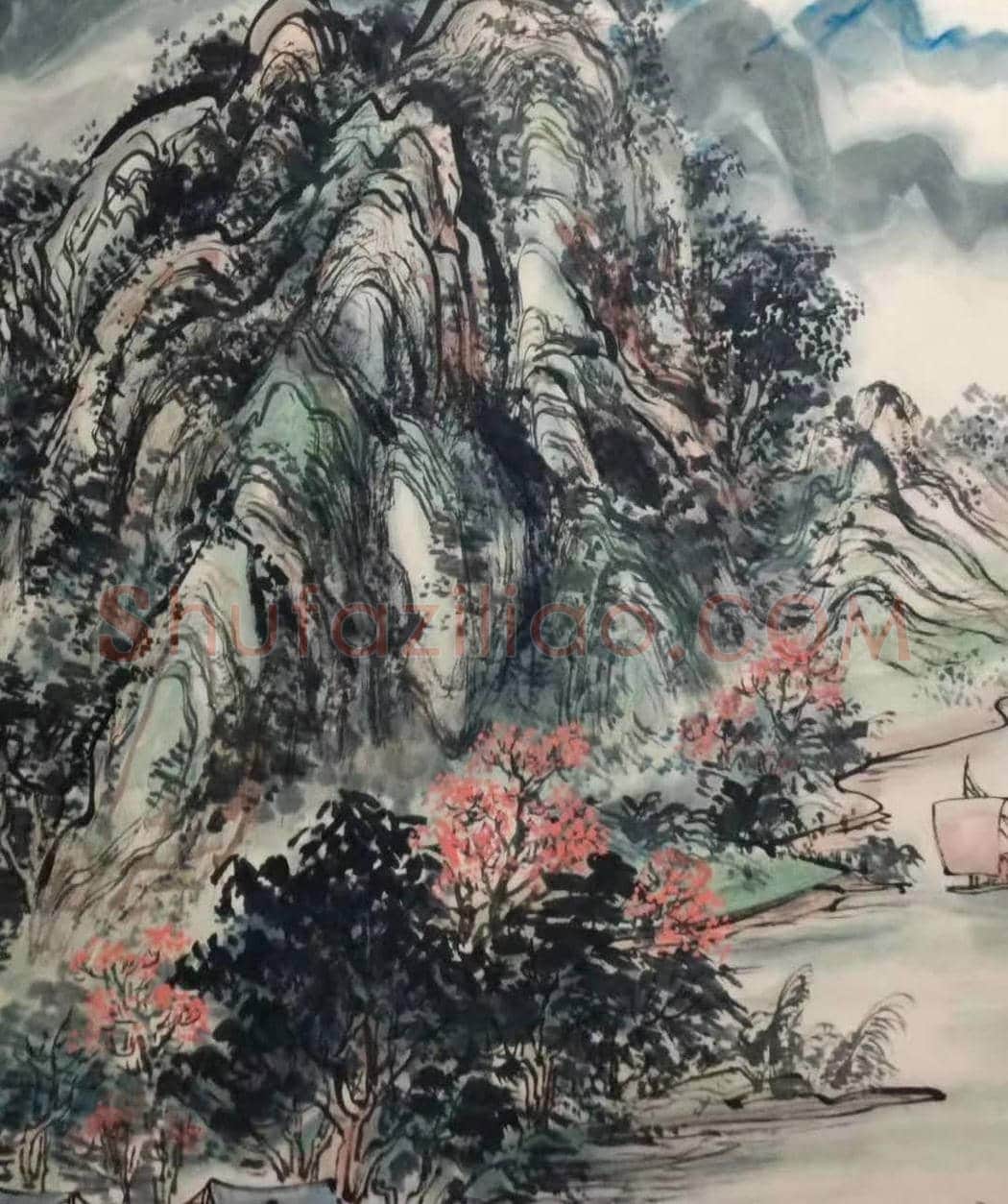 黄宾虹作品《潭渡幽居图》,至尊力作 | 国画作品