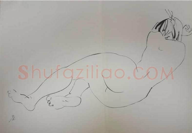 吴冠中速写册页，十三开 | 国画图片