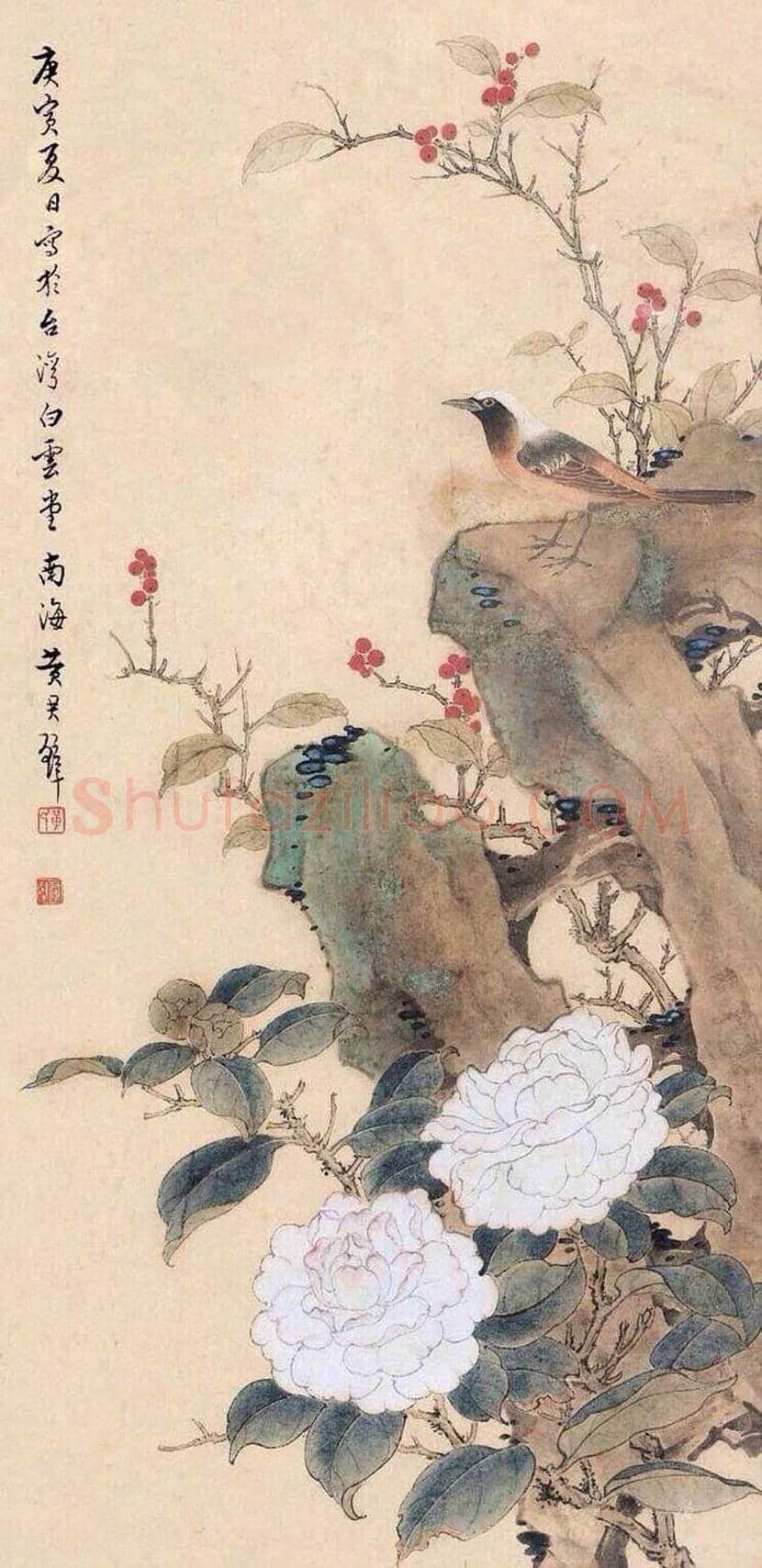 黄君璧花鸟画作品欣赏 | 书画文摘