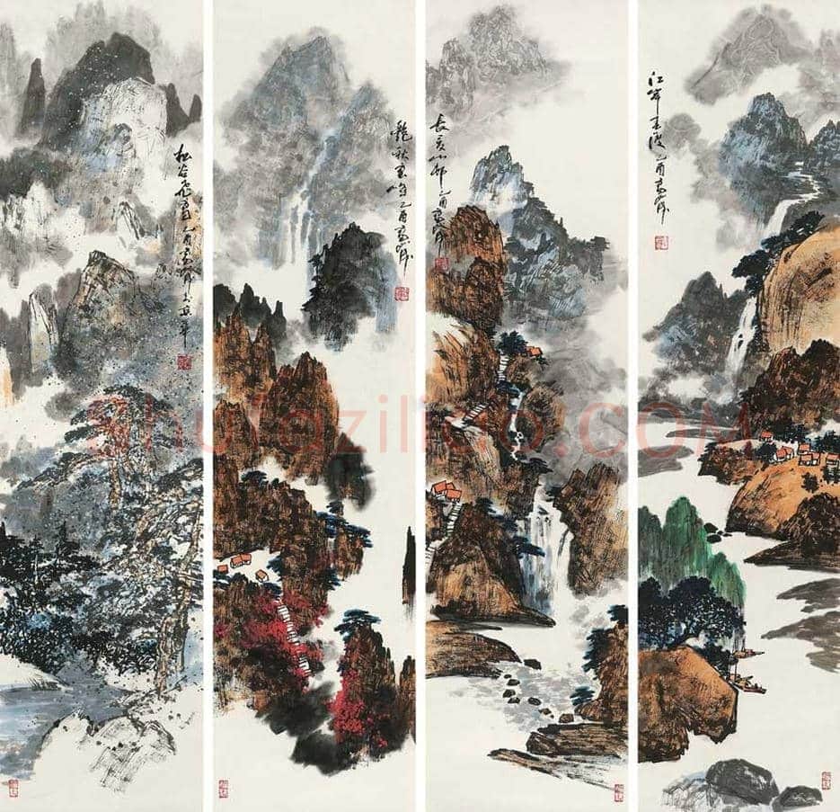 雷正民山水画作品欣赏 | 书画常识