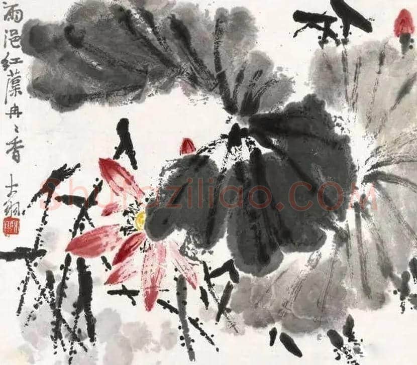 陈大羽荷花作品欣赏 | 书画知识